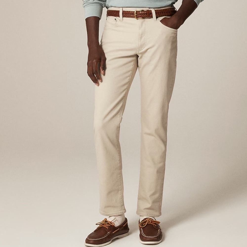 NWOT j crew sand washed canvas 770™ Straight-fit Bergen five-pocket pant